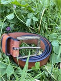 Ремень из натуральной кожи ручной работы